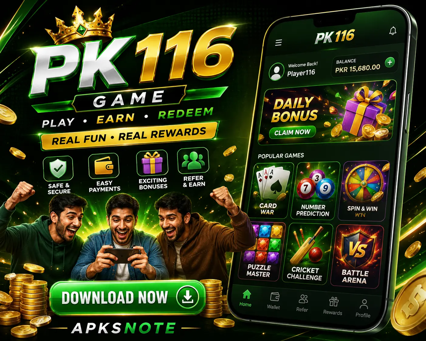 PK 116 Game Download