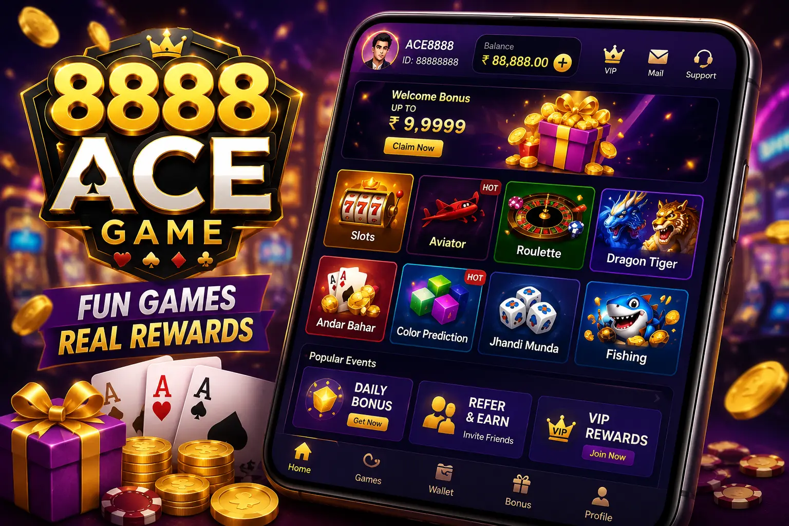 8888 ACE Game APK